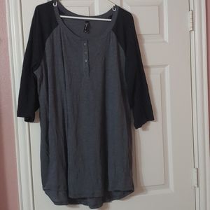 Torrid Black and Grey Tee